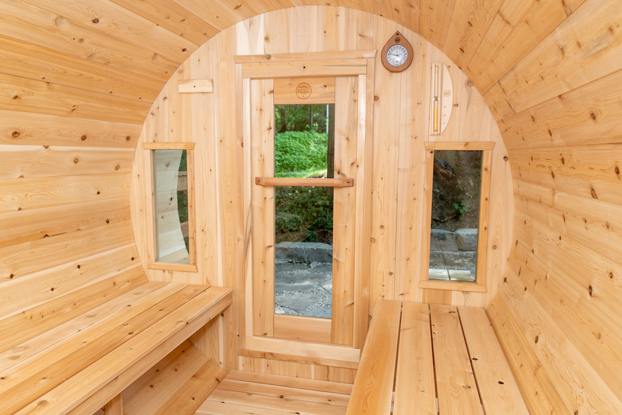 Tranquility Barrel Sauna