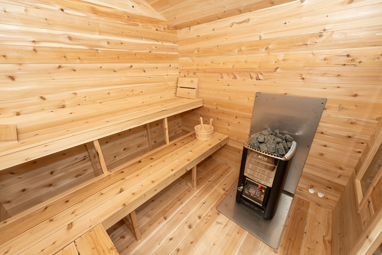 Georgian Cabin Sauna With Changeroom