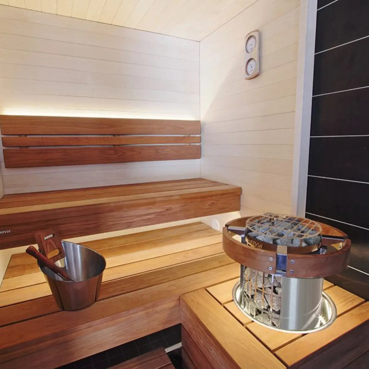 Harvia Cilindro PC80E 8KW Sauna Heater - Finnish Sauna Builders