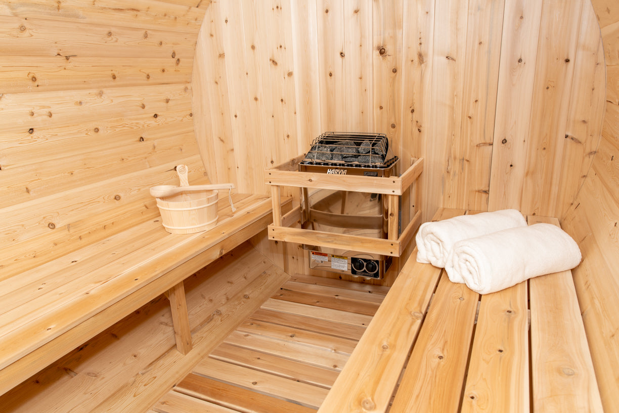 Tranquility Barrel Sauna