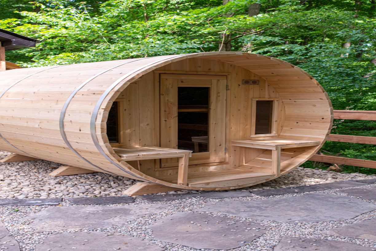 Tranquility Barrel Sauna