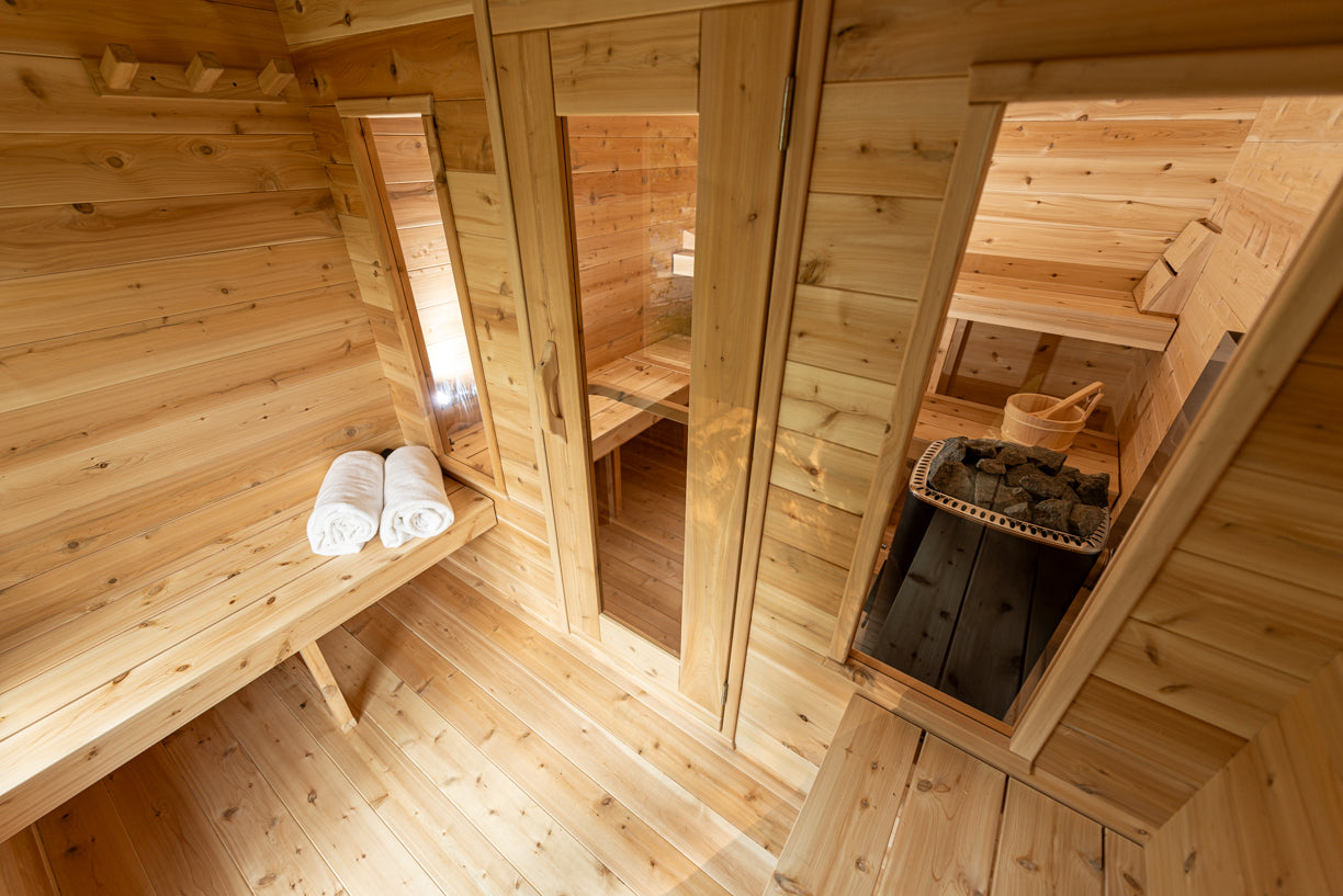 Georgian Cabin Sauna With Changeroom