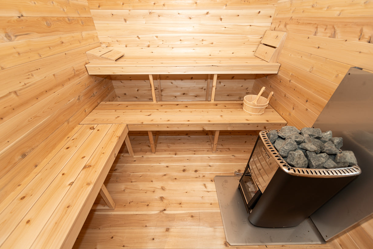 Georgian Cabin Sauna With Changeroom