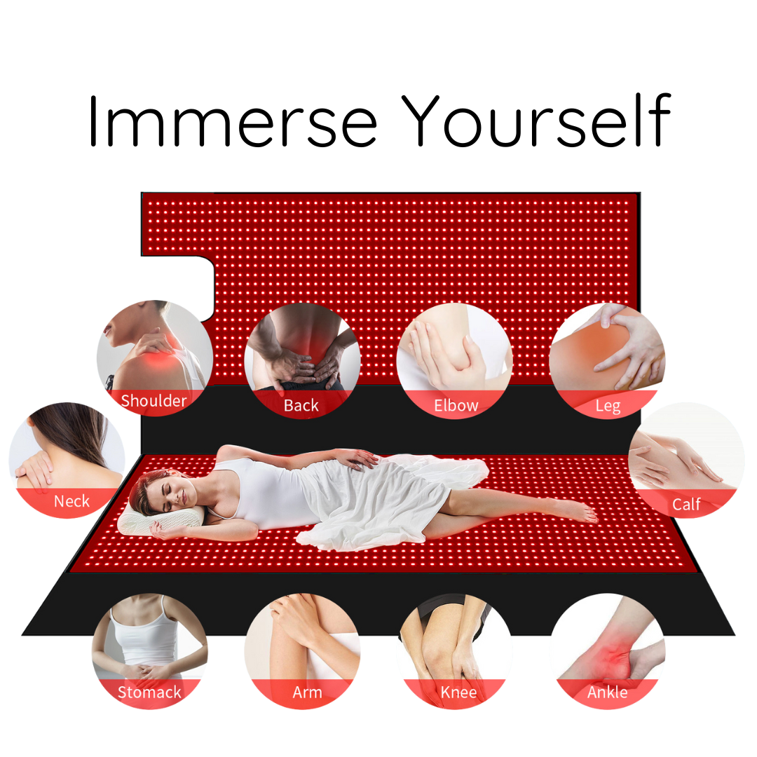 HeroSnug™ Red Light Therapy Sleeping Bag / Dual Mat Pod